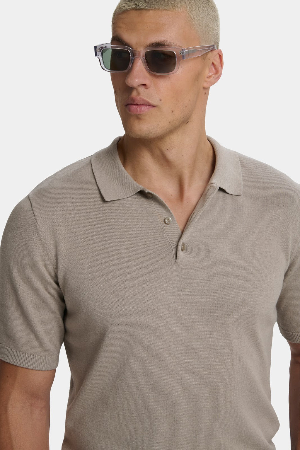 Santoni polo de manga corta