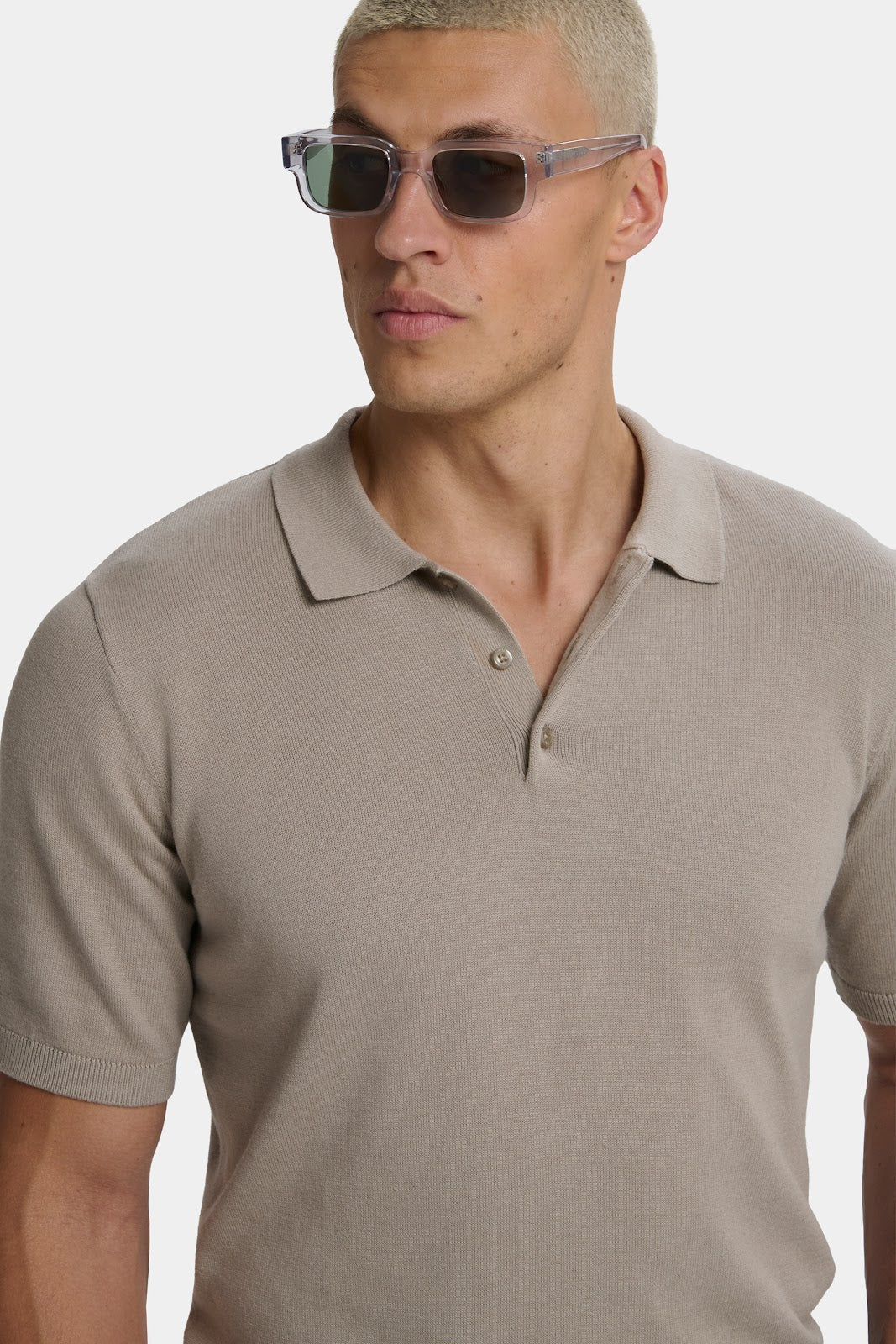 Santoni polo de manga corta