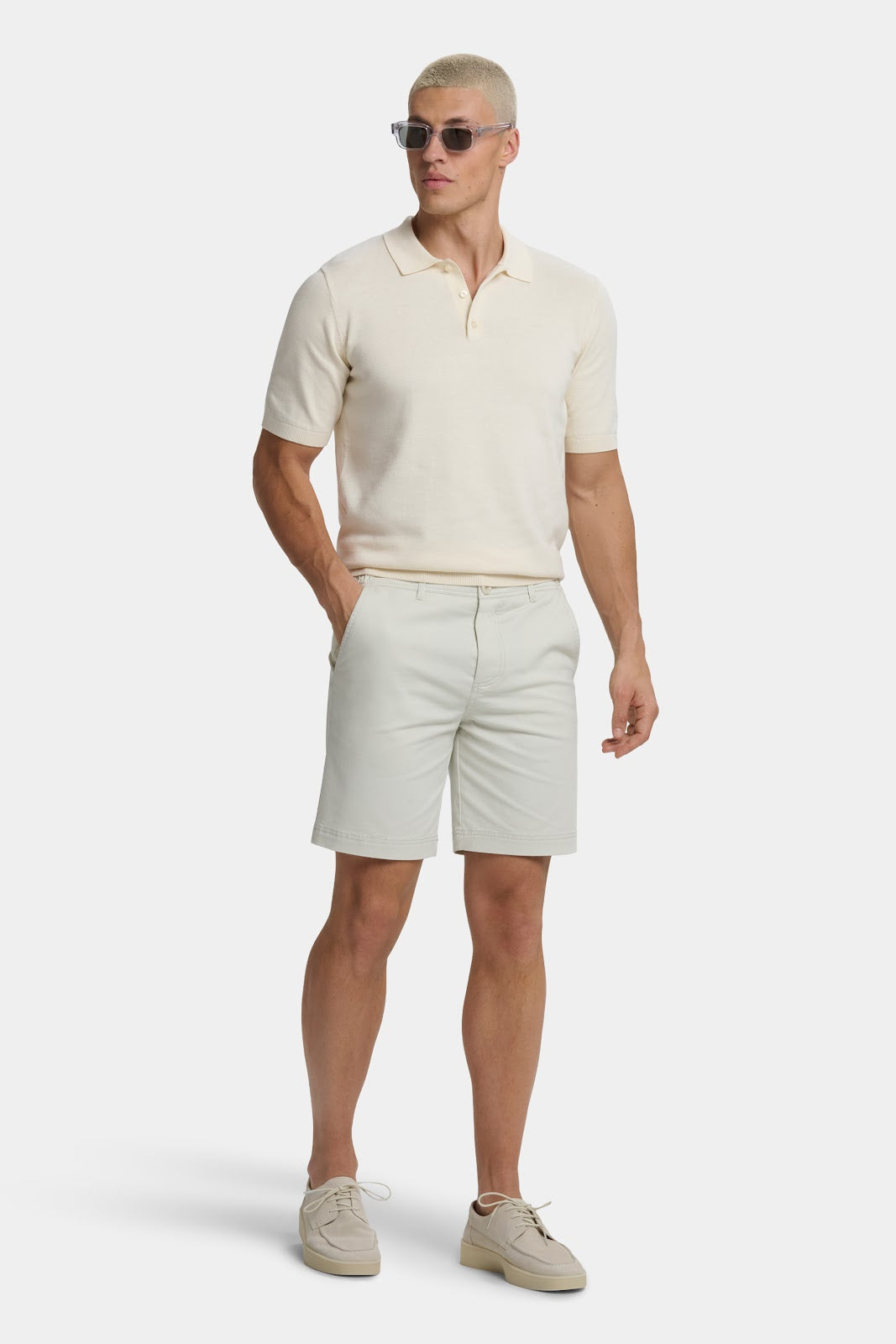 Santoni polo de manga corta