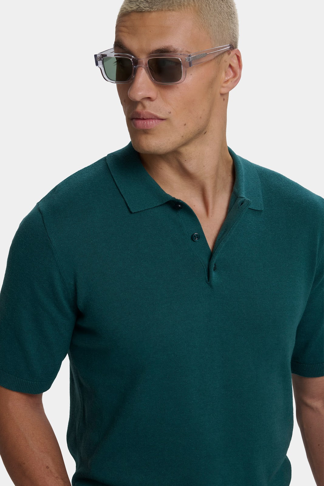 Santoni polo de manga corta