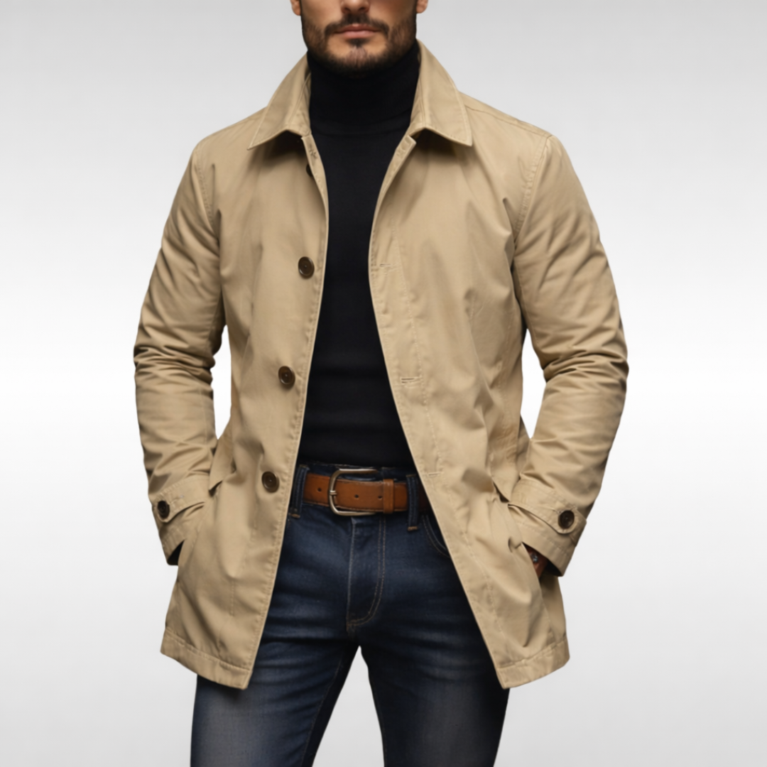 Abrigo tipo trench elegante: elegancia atemporal para cualquier ocasión