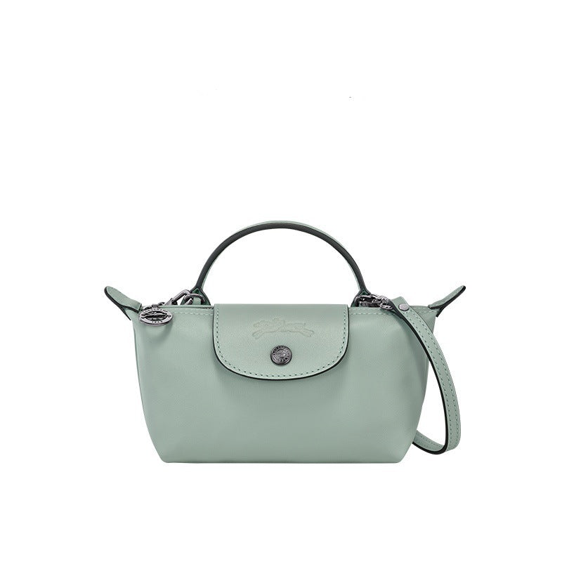 MINI BOLSO DE PIEL LONGCHAM EN AZUL CLARO | ELEGANCIA EN TAMAÑO MINI