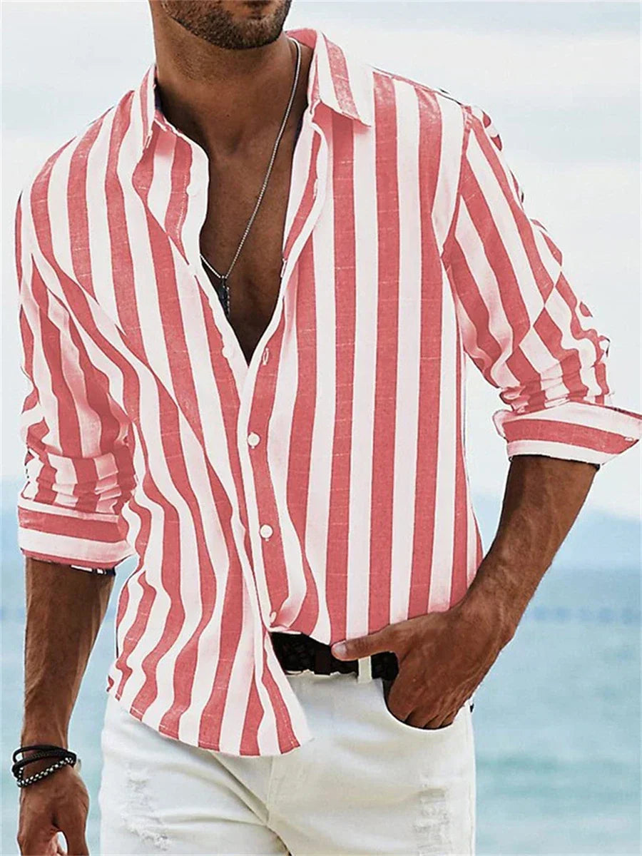 Leblanc™ | Camicia estiva leggera a righe