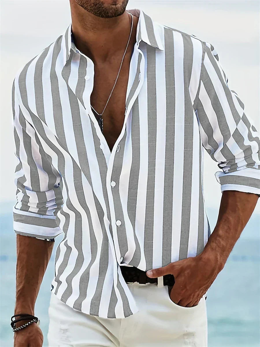 Leblanc™ | Camicia estiva leggera a righe