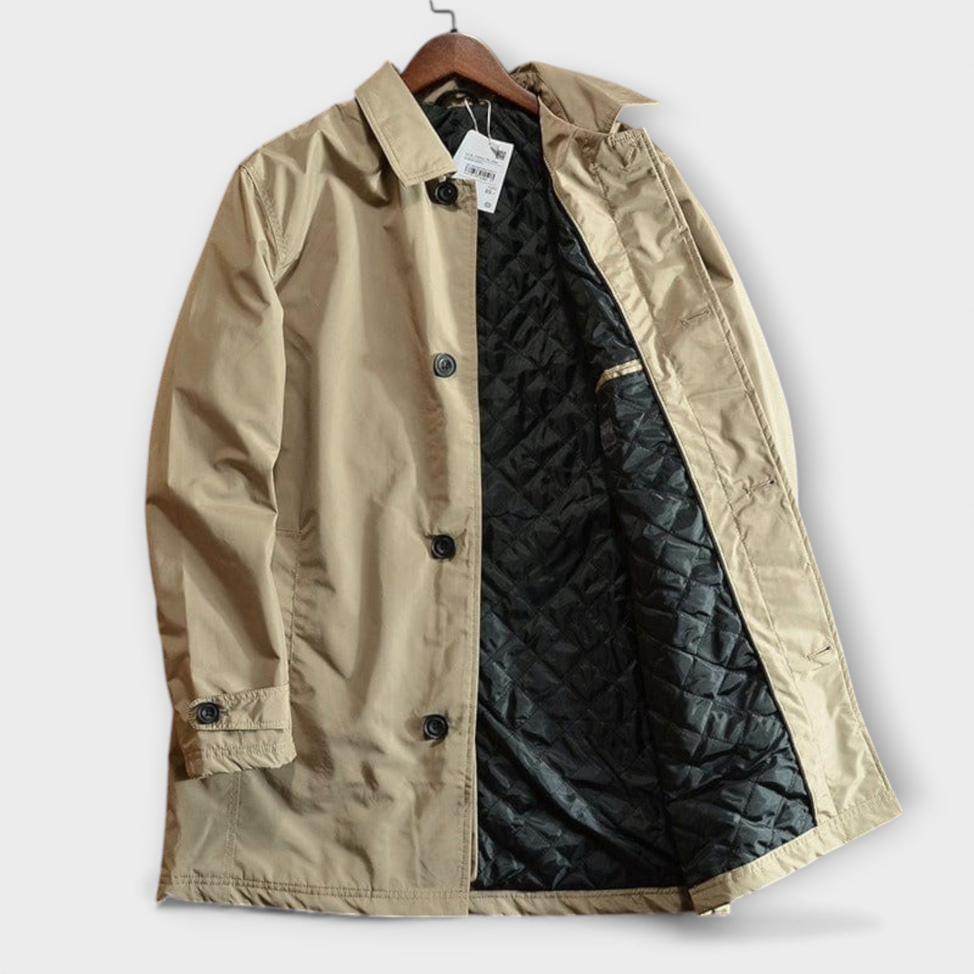 Abrigo tipo trench elegante: elegancia atemporal para cualquier ocasión