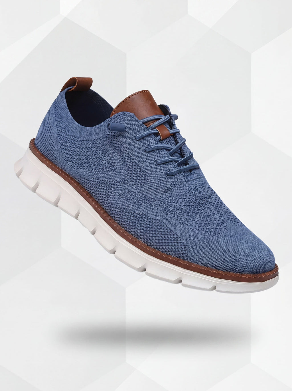 Zapatos Transpirables Ultracomfort en Azul y Blanco
